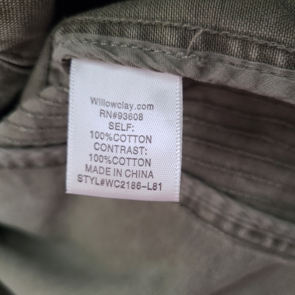 Willow & Clay Olive Green Military Army Utility Vest - Picture 6 of 8